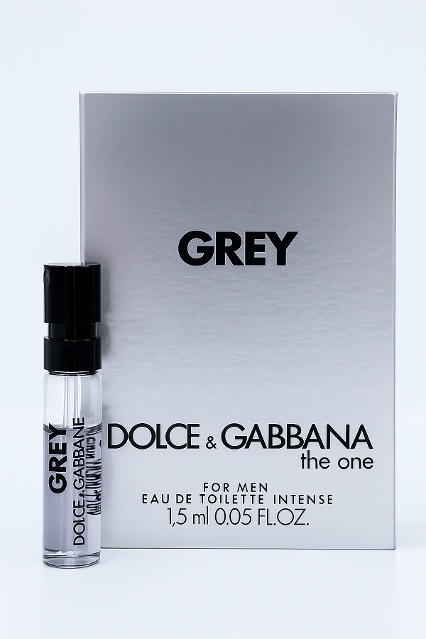Dolce & Gabbana The One Grey Intense EDT 1.5ml sample vial for men – authentic cologne by Ghbb Trading